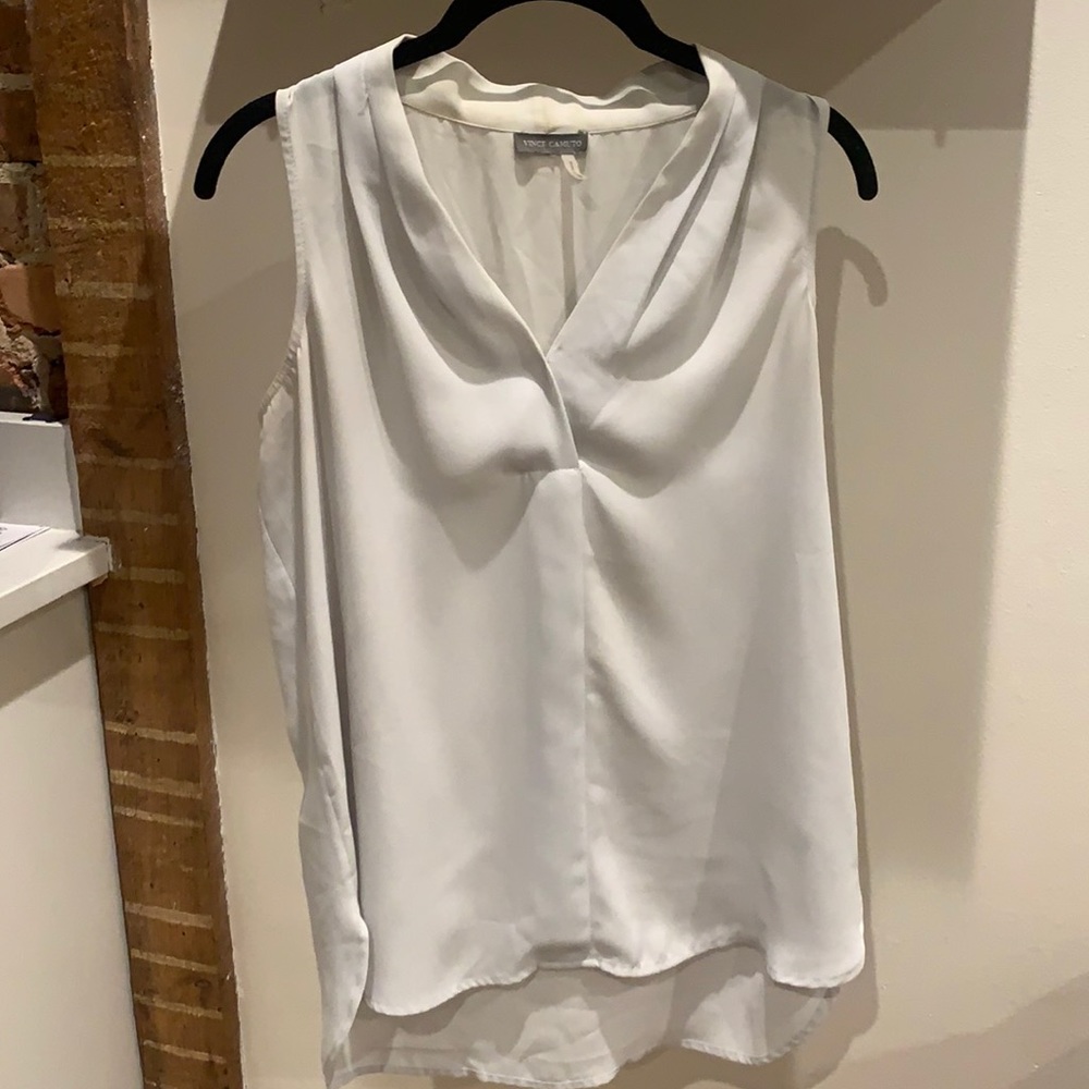 Vince Canute grey/blue blouse